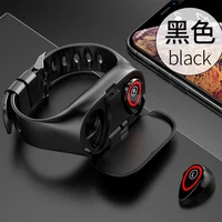 

Trending Men AI Smartwatch With Bluetooth Earphone Heart Rate Monitor Smart Wristband Sport watch smart bracelet tws earbuds