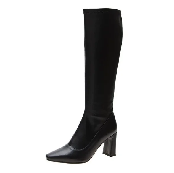 

2020 winter ladies wedge ankle knee-high boots high heel cusp toe for women, As picture show or customized