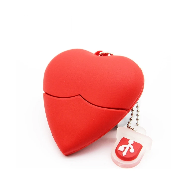 

JASTER Cute cartoon heart usb flash drive 4GB 8GB usp flash memory 16GB 32GB 64GB 128GB memory U stick