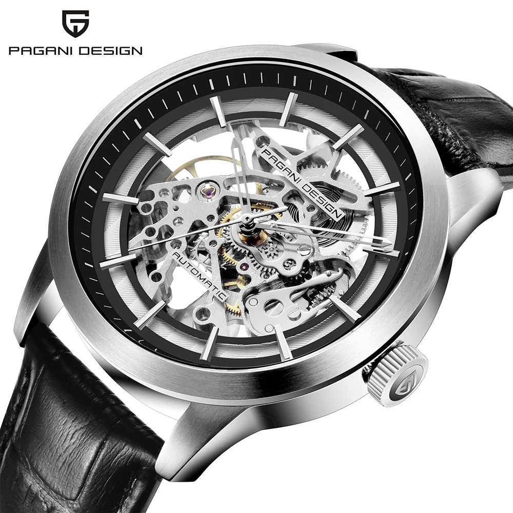 

Pagani Design 1638 Unique mens automatic mechanical wrist watches tourbillon fashion leather water-resistant men 2020 watches