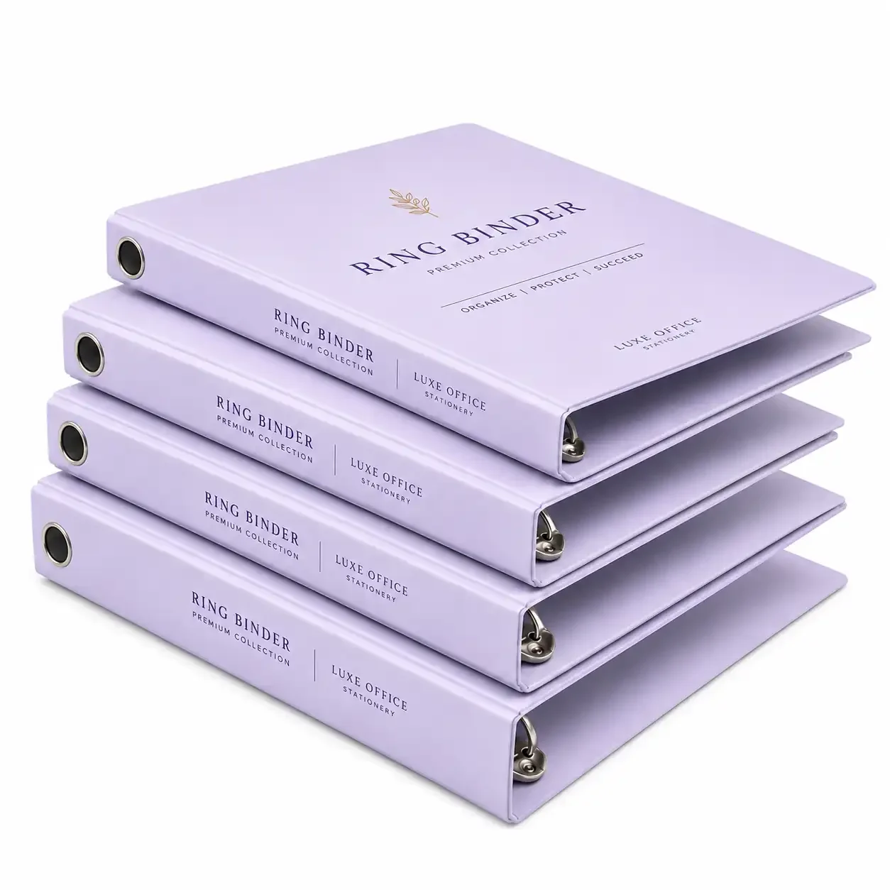 Custom PP Ring Binder Folders 2-ring 3-ring 4-ring custom cover printing MOQ 500 PCS