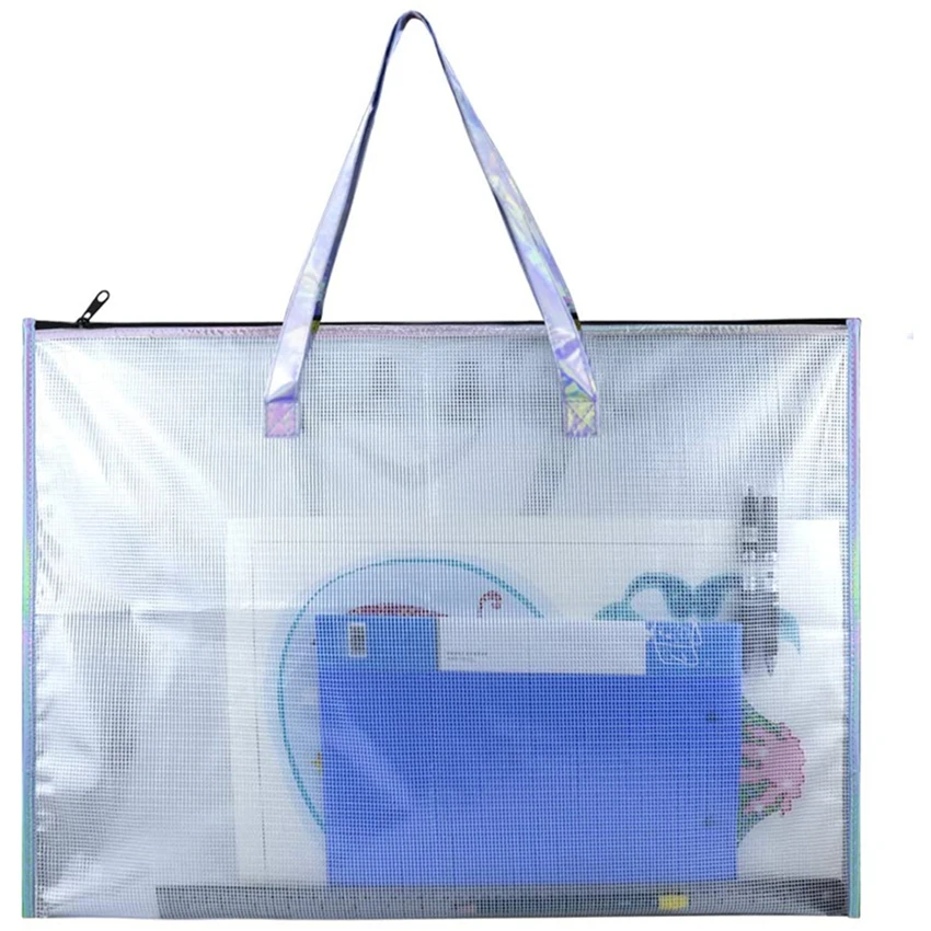 

Waterproof storage bags for multi-purpose learning materials, Silver