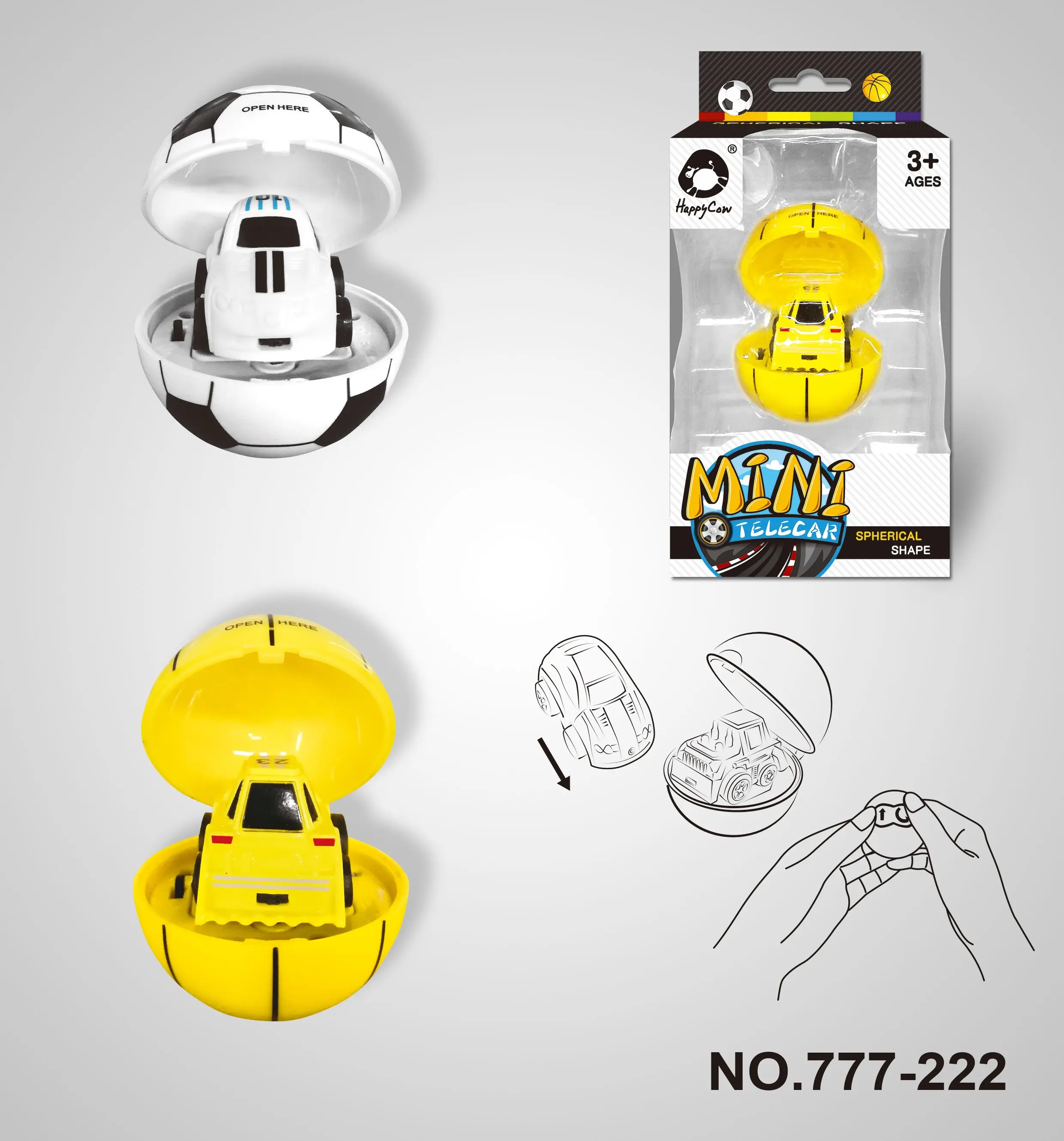 Newest 2.4ghz Remote Control Football Basketball Rc Mini Car Ball Toys