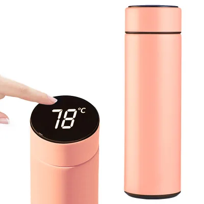 500ml Stainless Steel Thermal Vacuum tea infuser Smart Mug Temperature Display Touch Coffee Cup Travel Insulated Tumblers
