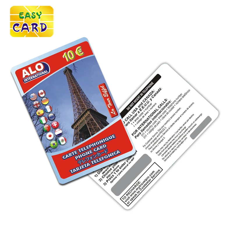 
Cheap Price Custom Printing Scratch Off Panel Prepaid Telephone Card 