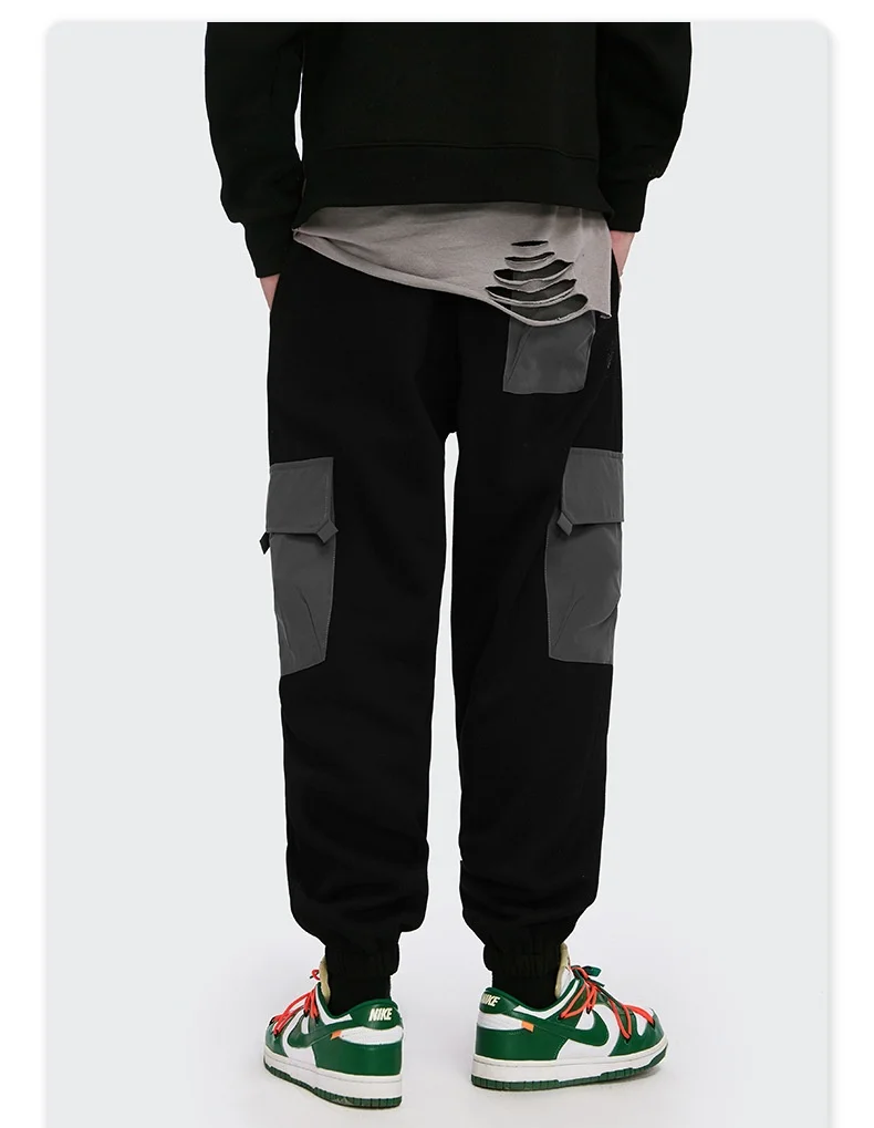 men's color block sweatpants