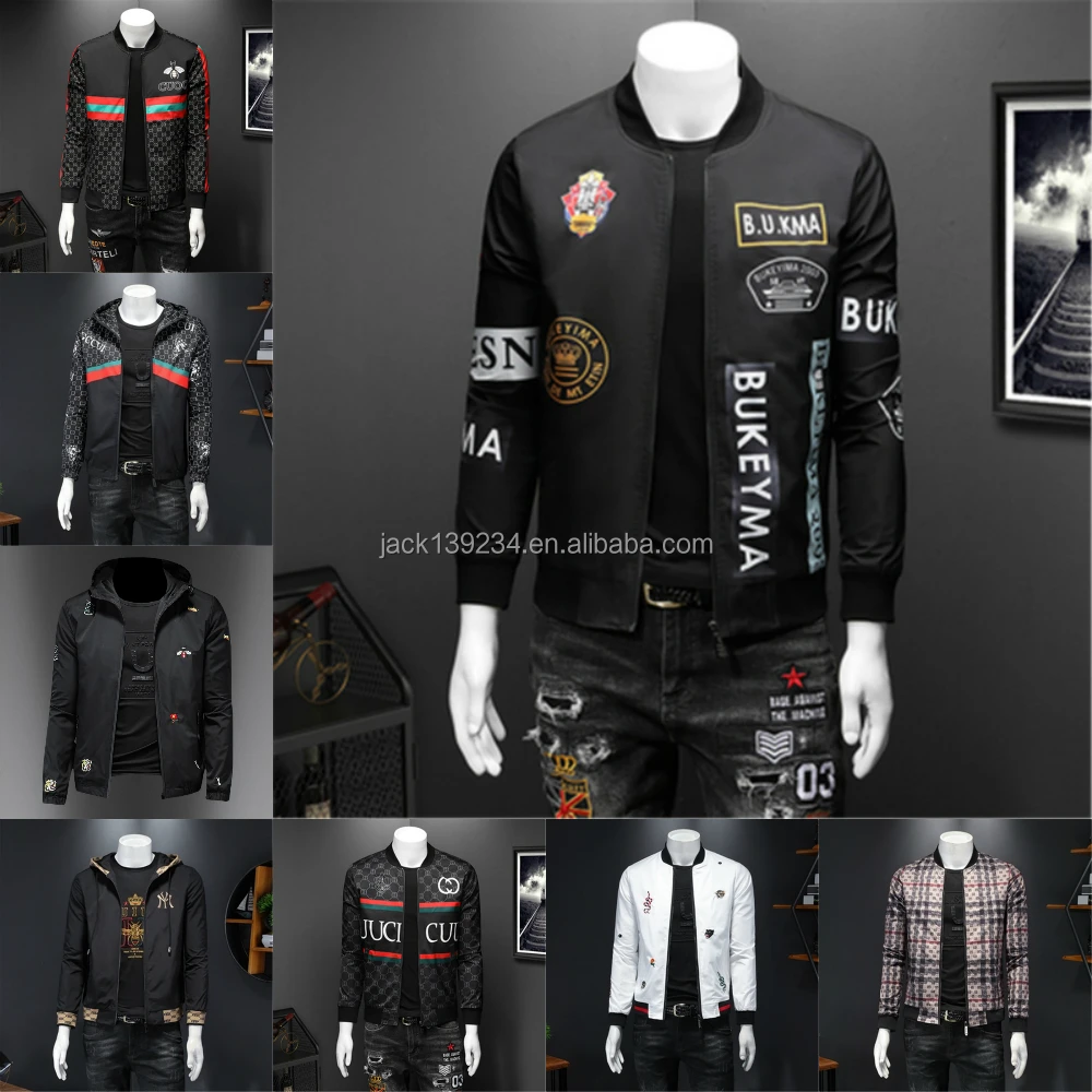 

New Design Autumn OEM Plain Dyed Jacket & Coats Plus Size Men's Jackets
