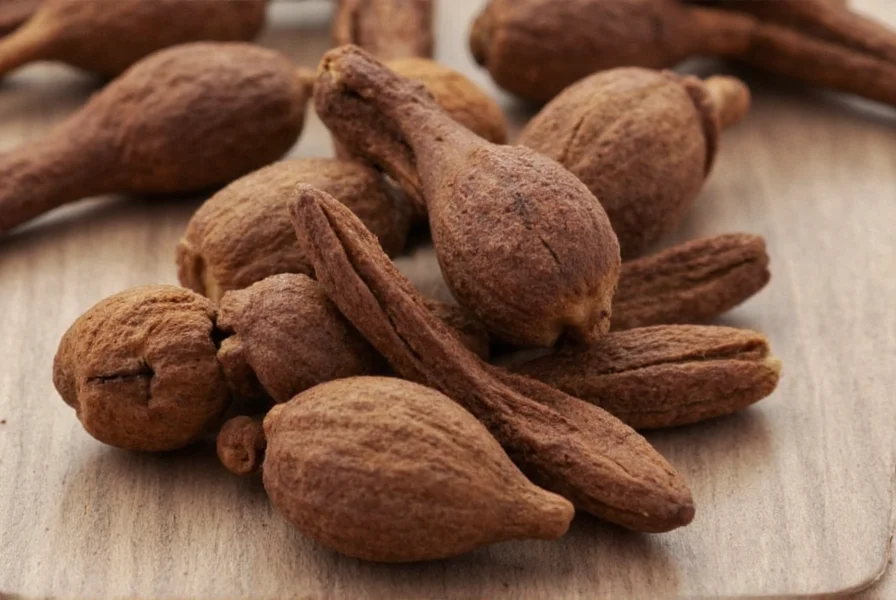 Cooking with cloves in a cozy kitchen