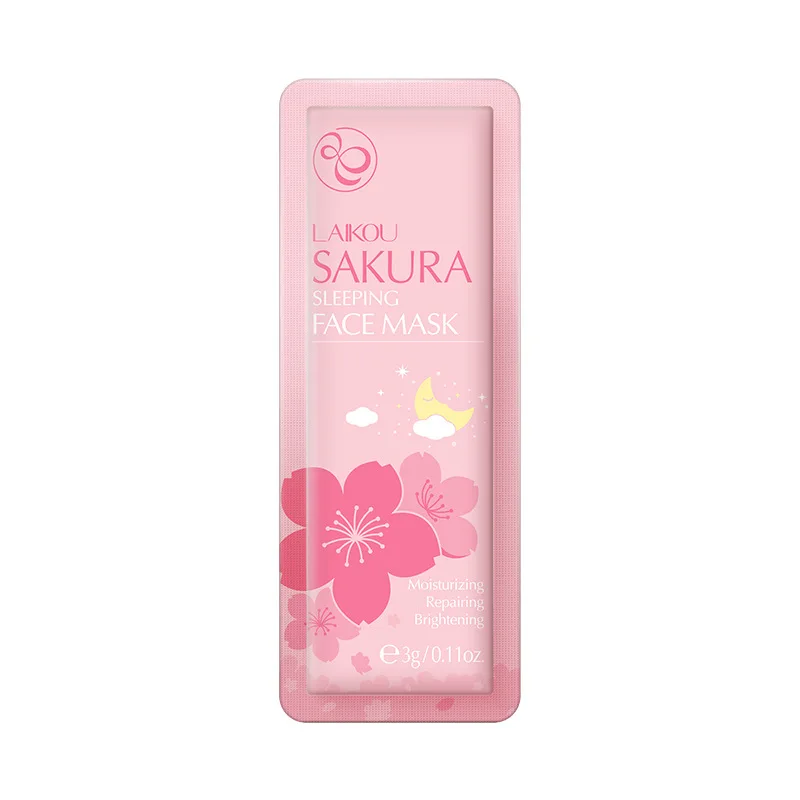 

LAIKOU Skin Care Moisturizing Repair Brightening Natural Sakura Face Sleeping Mask
