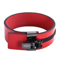 

Infinitely variable Adjustment 13mm handmade weight lifting belt Italian Cowhide