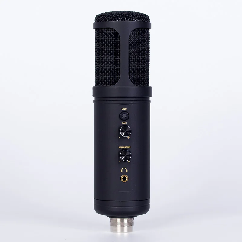 wholesaler wired professional studio recording USB condenser microphone for Computer pc gaming