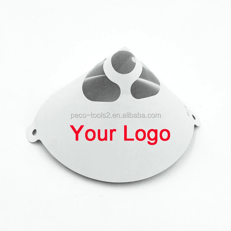 Printed logo paper paint strainer