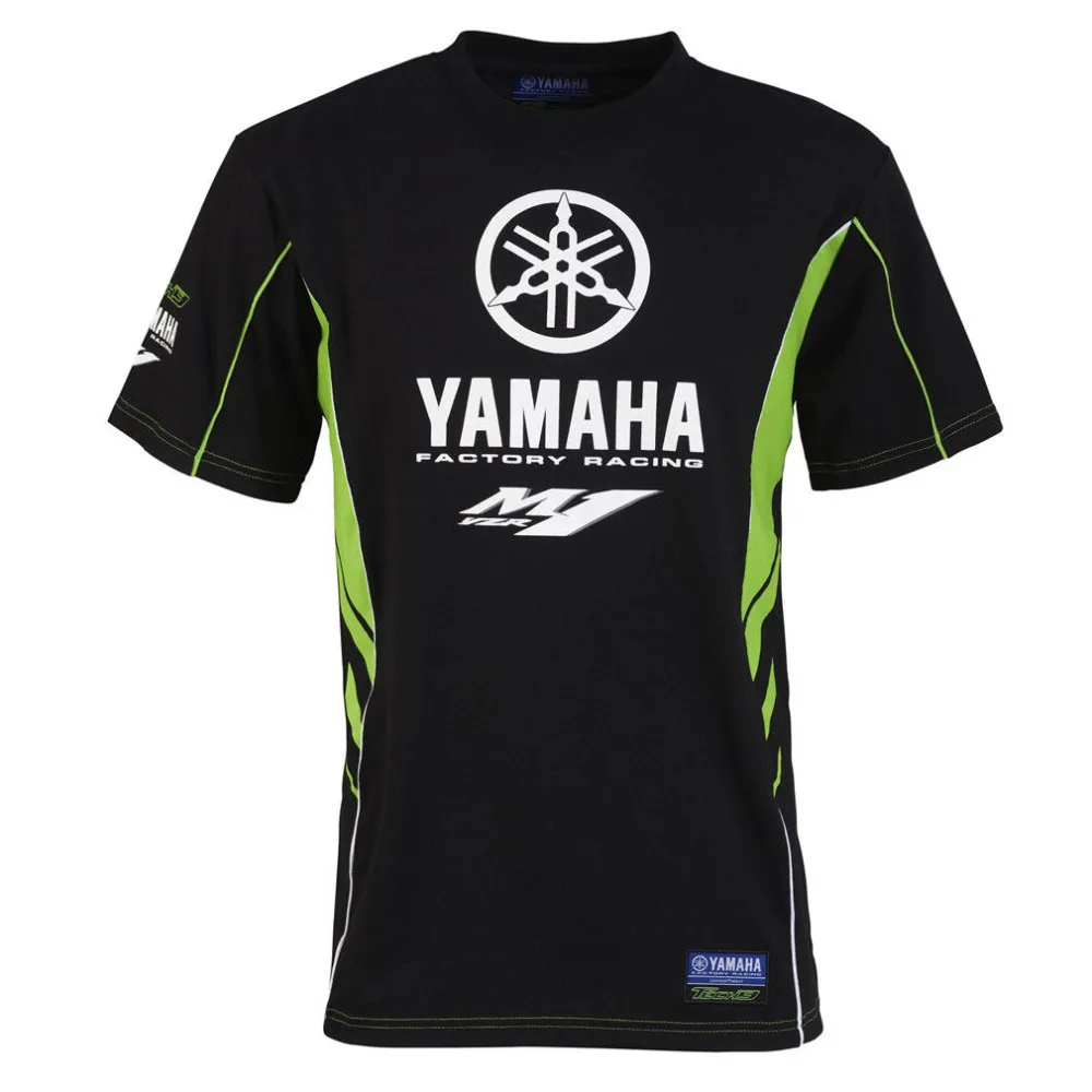 

Yamahas T-Shirt Men Racing Sports Black Motorcycle Design Casual Cotton Shirt