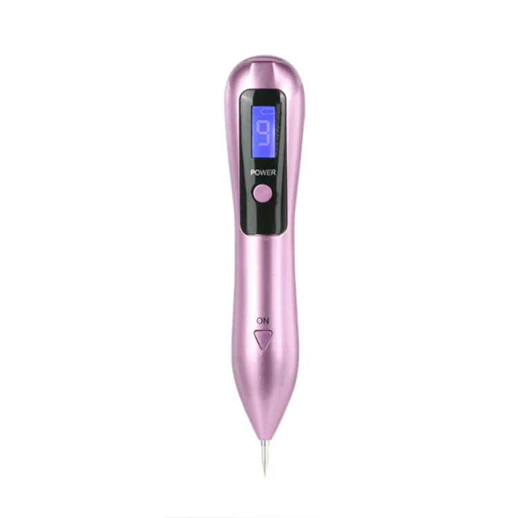 

Electric smart LED laser micro plasma freckles age spots dark mole tattoo beauty removal pen device, White/customized