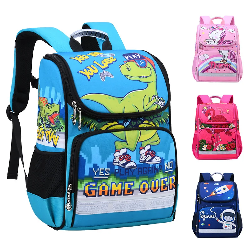 

Custom Colorful Waterproof Fashion Blue Waterproof Kids Teenager Student Children Book Backpack School Bag for Girl Boy