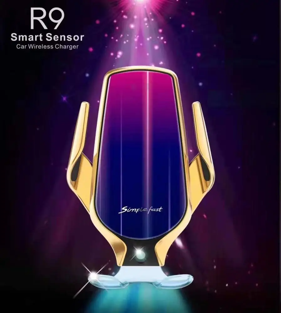 

Wireless Car Charger Holder R9, Fast Charging Phone Holder Mount in Car ,Fast Wireless Car Charger,Phone Holder,Original quality
