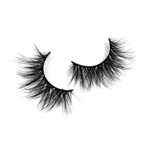 

3d luxury mink fur eyelashes with private label eyelash box