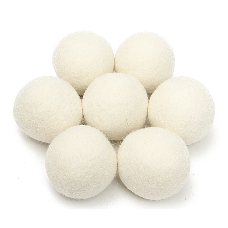 

Wool Dryer Organic New Zealand Mini Size Cotton Ball Premium Laundry Balls For In Washing Machine