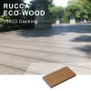 Foshan RUCCA New design Solid WPC decking Hard wearing Co-Extrusion composite deck. 138x23 Waterproof WPC outdoor decking