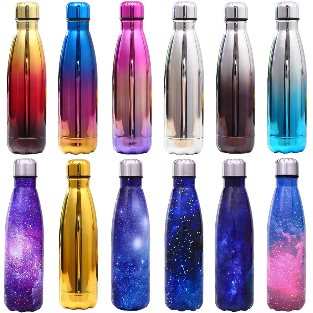 

500ml Portable Stainless Steel Water Double Vacuum Insulated Thermal Sports Gym Bottle Chilly Flask warm Cup Travel Mug