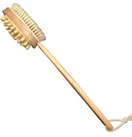 

Detachable Wooden Brush Shower Wash Bath Scrubber Back Long Handle