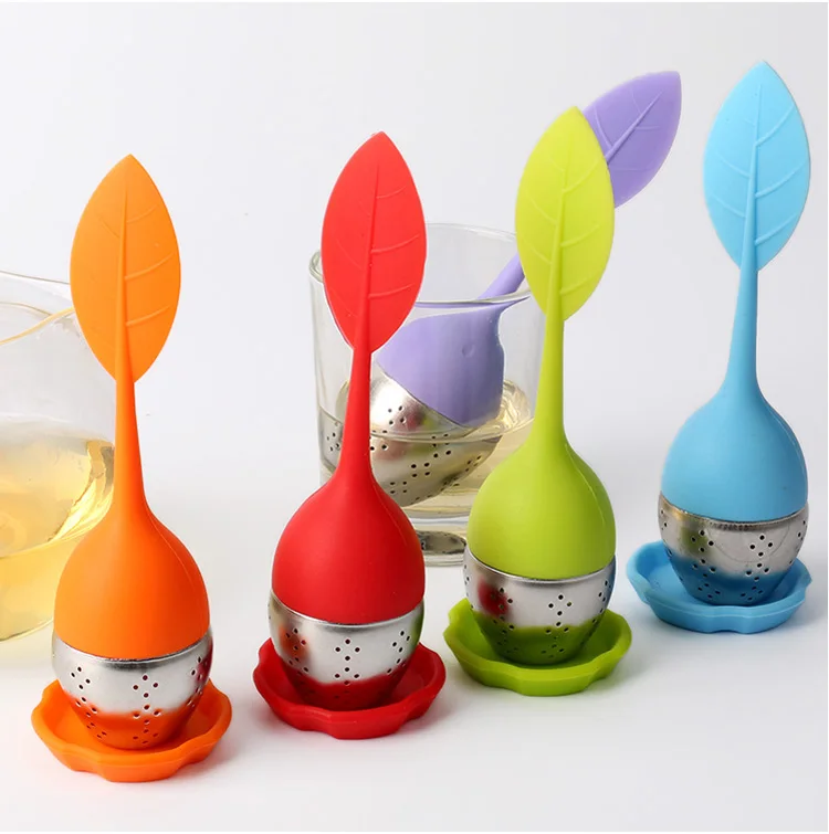 

Free Sample 100% Food Grade Bpa Free Cute Animal Cat Tea Strainer Bulk Tea Ball Bag Silicone Loose Leaf Tea Infusers