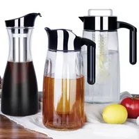 

Amazon Hot selling 1500ML High Borosilicate Glass Portable Iced Cold Brew Coffee Maker