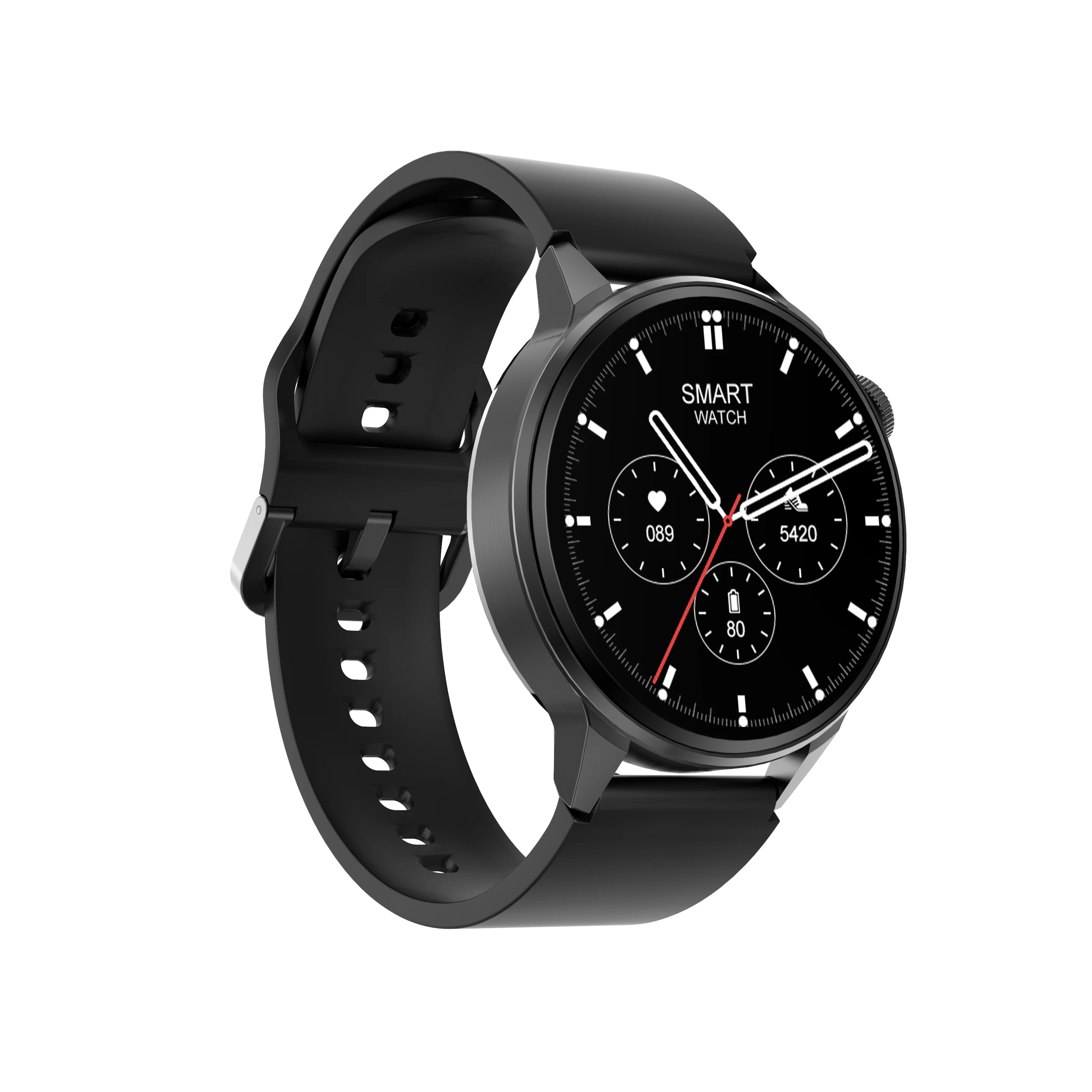 

DT4+ Hot Sale 2020 Full Round Screen Body Temperature Smartwatch Blood Oxygen Heart Rate Monitoring Smart Watch DT4+, Colorful