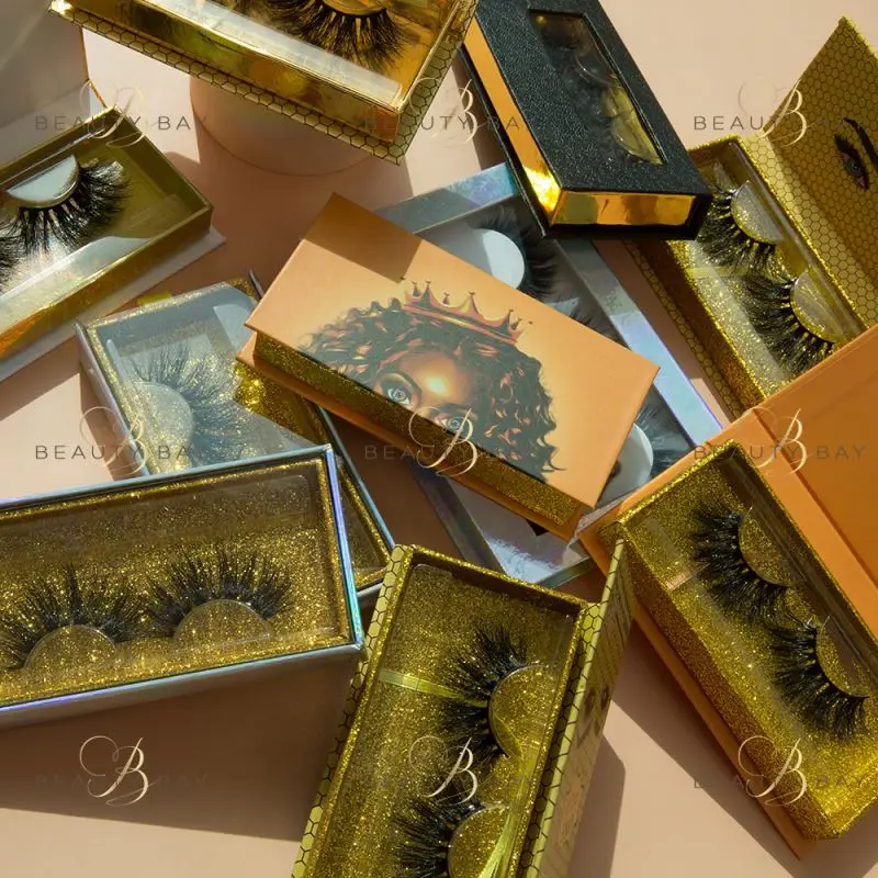 

eye lashesh vendor with case 25mm mink lahes custom eyelash vendor 25 mm lashwholesale water activated lashes, Natural black