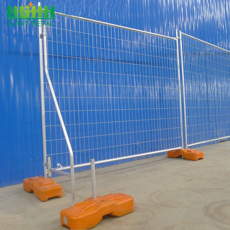 

In Stock 2.1*2.4m Australia Standards Temporaryfencingpanel Temp Femce Building Construction Panel Temporary Fencing