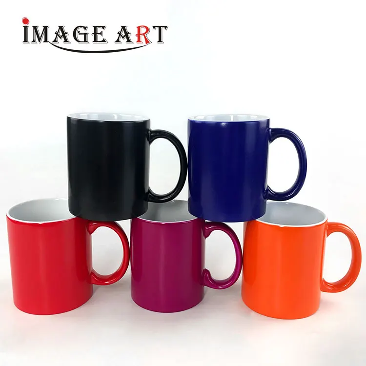 

11oz Glossy Magic Mug with C-shaped Handle