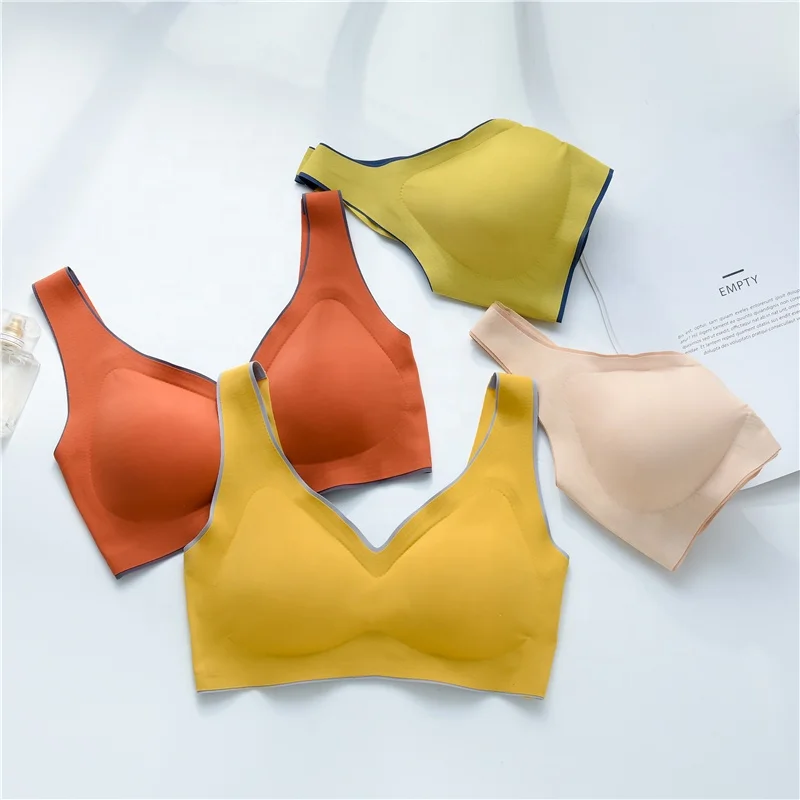 

Hot Sale Women Sexy Fitness Push Up Padded Yoga Sports Seamless Bras