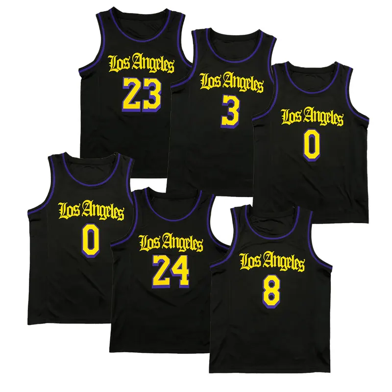 

2020 Latest Unique Usa Los Angeles Basketball Jersey Wholesale Custom Basketball Jerseys Uniforms, Different color can be customized