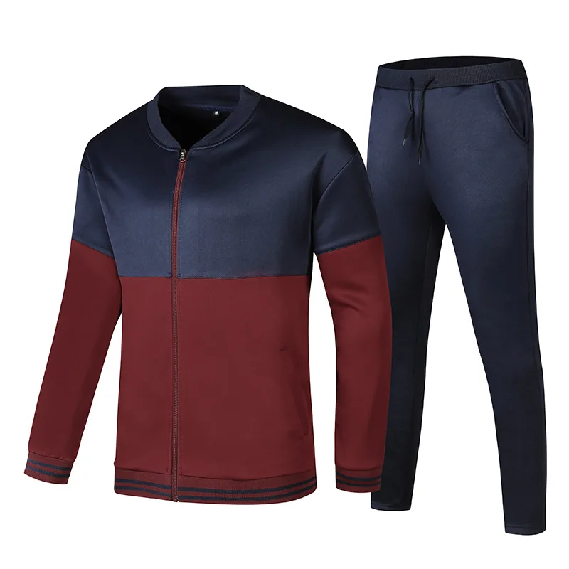 

Wholesale 2021 Autumn And Winter Men Sweatsuit Long Sleeves Plus Size Zipper Casual Tracksuits Two Piece Set For Men, As pics show