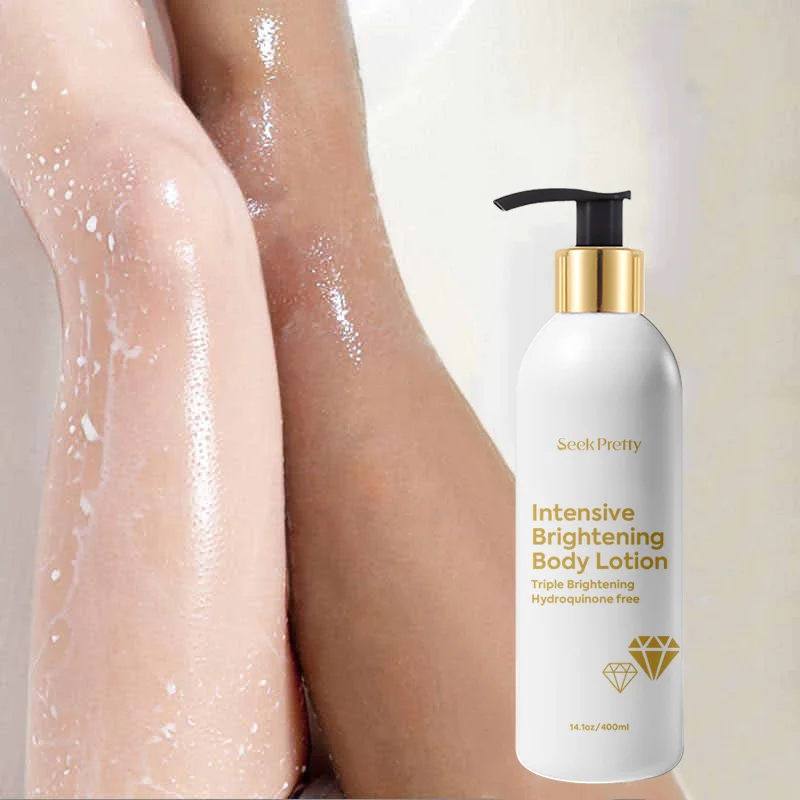 

Magique Huaer Private Label Korean Natural Moisturizing Black Skin Lightening Whitening Body Lotion, Milk white