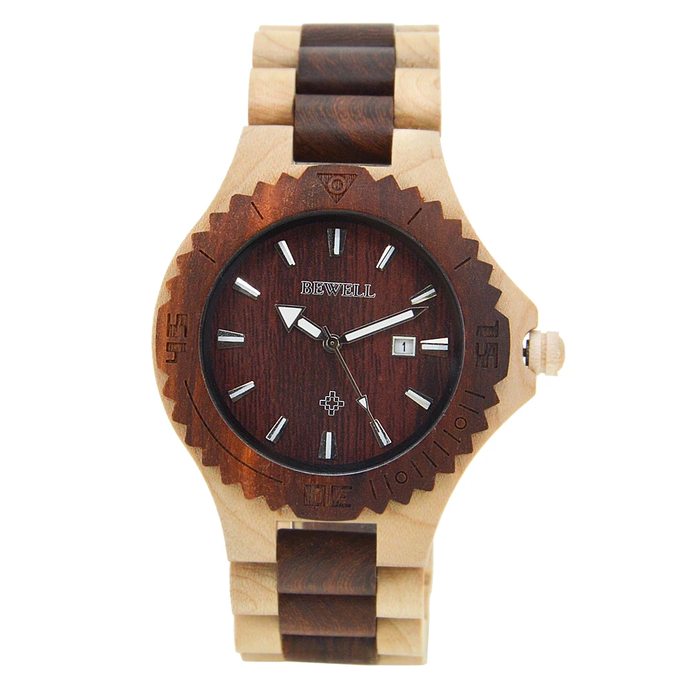 

Executive Leather Japan Movement OEM Wrist Watch Custom Your Logo Wood Luxury Watches for Mens Quartz watch Make Your Own gshock