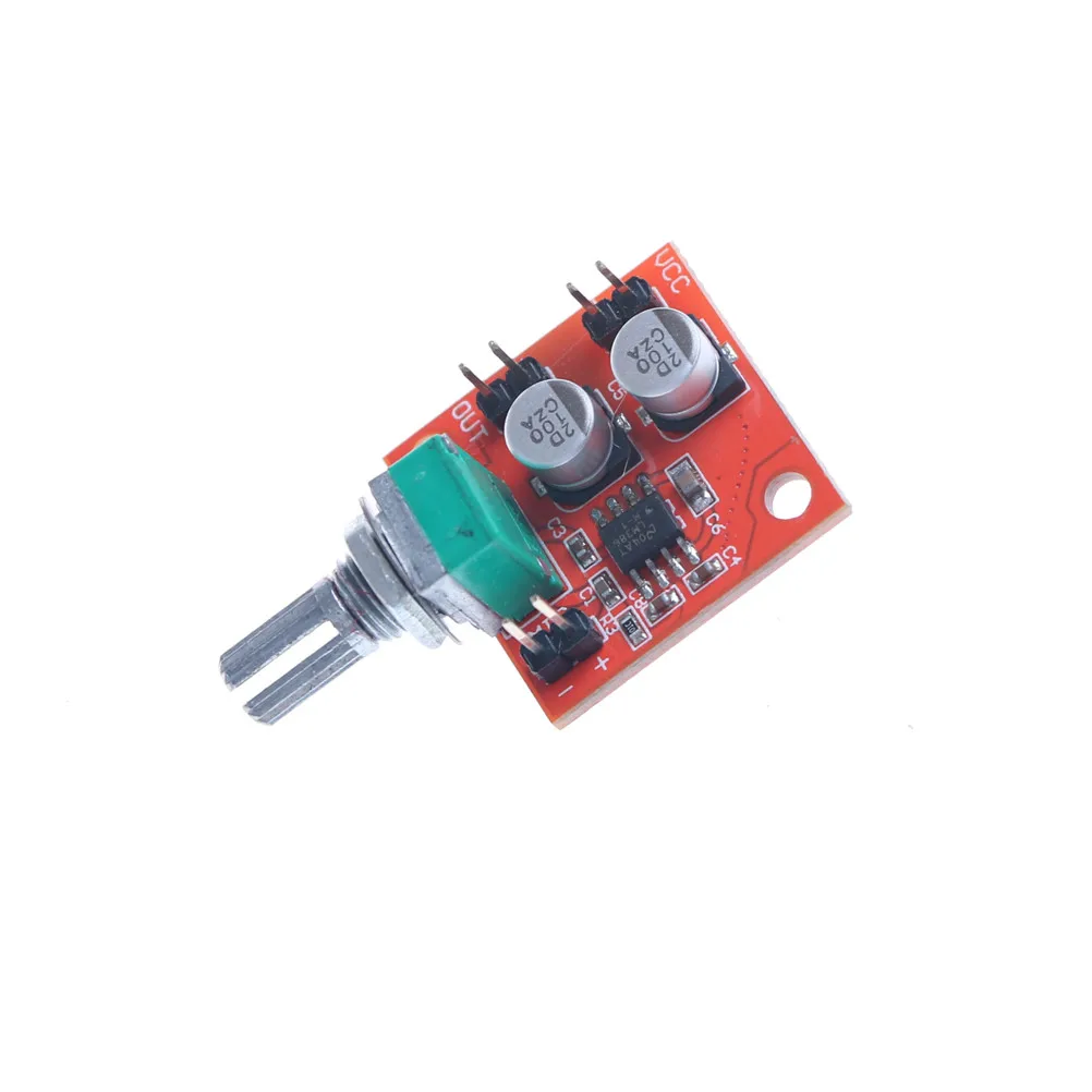 

DC 3.7V-12V LM386 Electret Microphone Power Amplifier Board Gain 200 Times