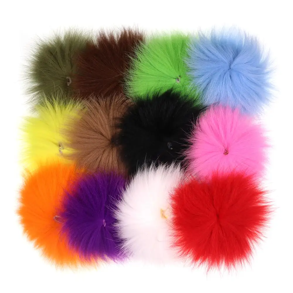 

12 Colors Dyed Fly Tying Fox Tail Hair Arctic Fox Tail For Salmon Trout Flies Hair Wing Tube Fly Fishing Tying Materials, 12 color for option