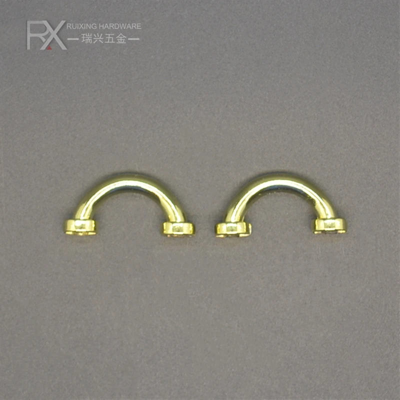 

zinc alloy custom metal Arch Bridge shape buckle decorative semi-circle bag prats hardware accessories for handbag strap bridge