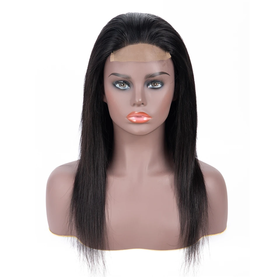 

Long Human Virgin Hair 4x4 Lace Front Wigs Remy Straight Wigs Brazilian Natural Human Hair Wigs Without Bangs