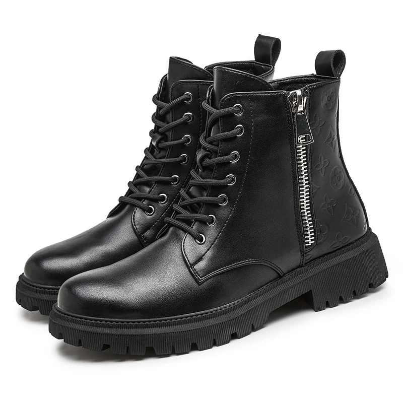 

Best Price Best Quality Shoes Ankle Boots martin Shoes Non-slip Black Martin Boots