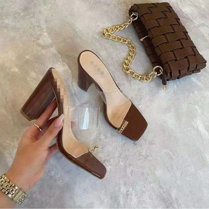 

Western Global Unique Stylish Ladies Summer Square Chunky Heel Sandals For Women