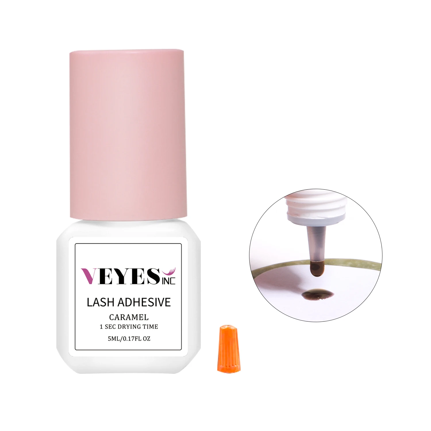 

VEYES Brown Color Low Humidity Lash Extension Adhesive 1 Second Drying Time Korea Lash Extension Glue for Eyelash Extensions