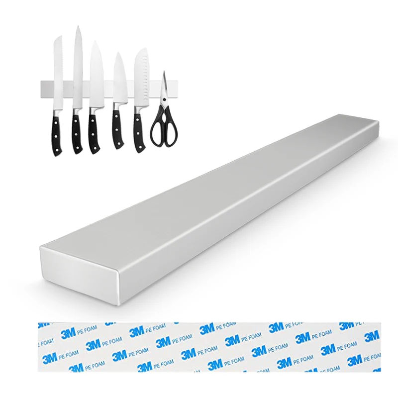 

High Quality 16 inch Magnetic Knife bar stainless steel magnetic knife rack magnet knife holder