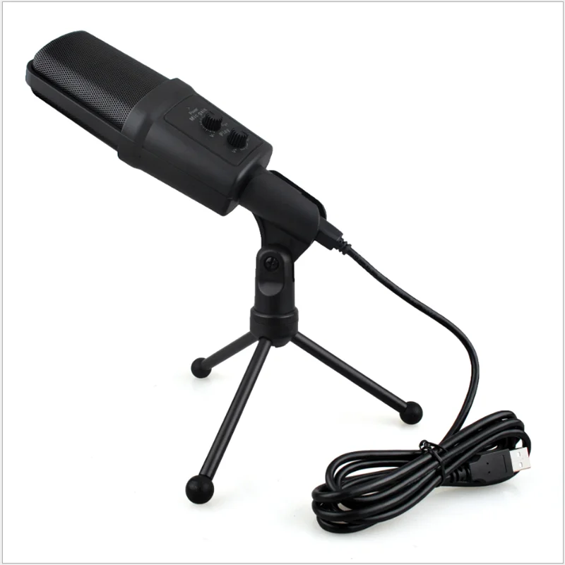 

GAM-970B USB Microphone Omnidirectional Professional Condenser Microphone USB Microphone For PC Games Mic Computer, Black