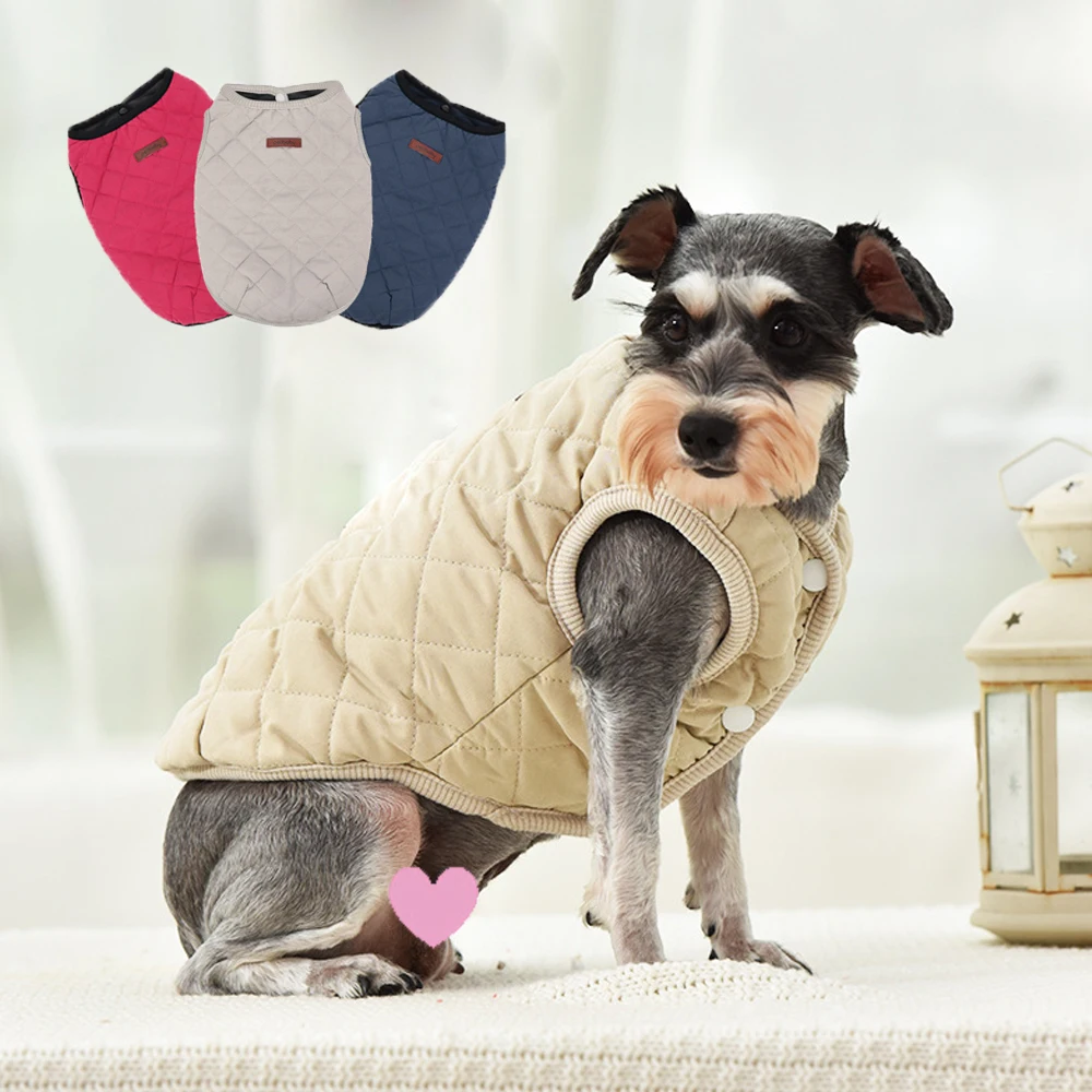 

Dog Clothes Winter Warm Pet Jacket Puppy Clothes Dog Coat Clothes for Small Medium Dogs Cats Chihuahua Yorkshire French Bulldog