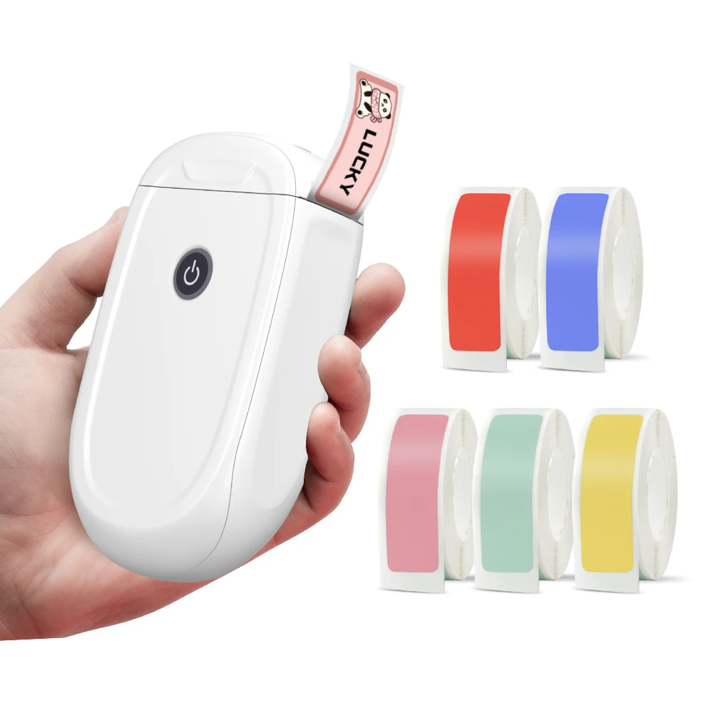 

Portable Label Printer Mini Pocket Thermal Printer Sticker Printer Fast Printing Home Use Office