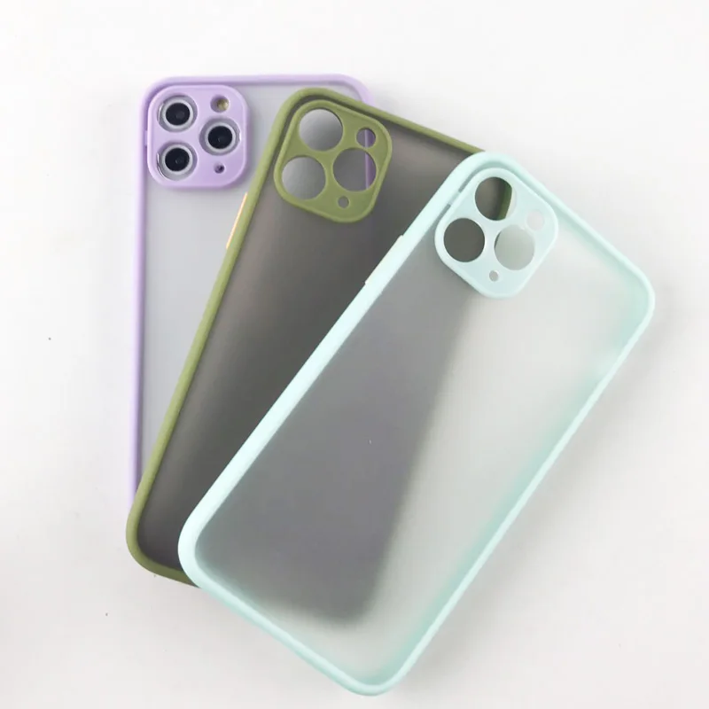 

TPU Transparent Matte Screen Camera Lens Protect Cover Phone Case for iPhone x