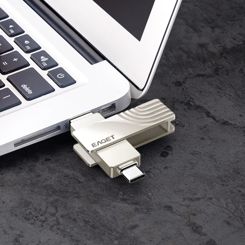 

EAGET Bulk USB3.0 Custom Size 2 in 1 4GB 32GB 32 GB 64MB 1tb 2 tb Flashdrive Card Pen Thumb Drive, Silver