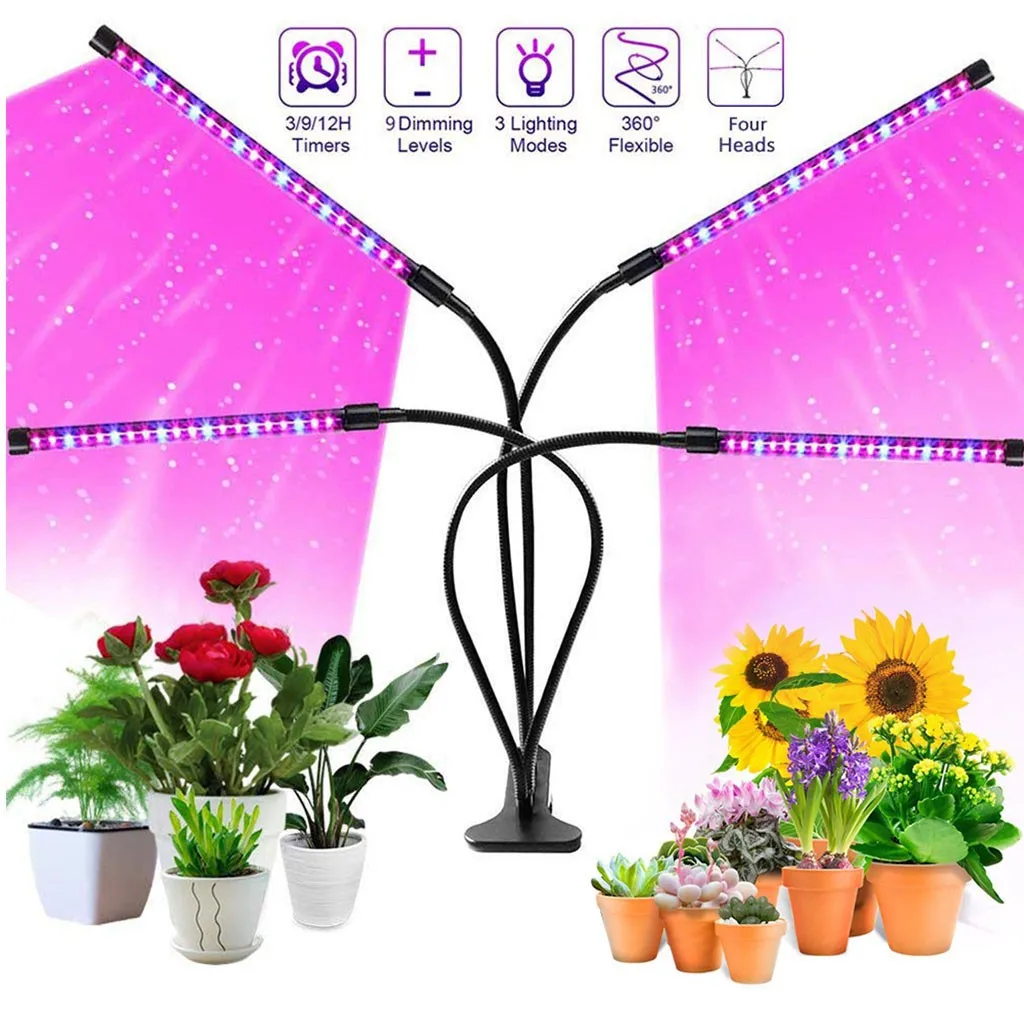 

USB LED Grow Light Full Spectrum 40W 80 Fitolampy For Greenhouse Vegetable Seedling Plant Lighting IR UV Growing Phyto Lamp, As photo